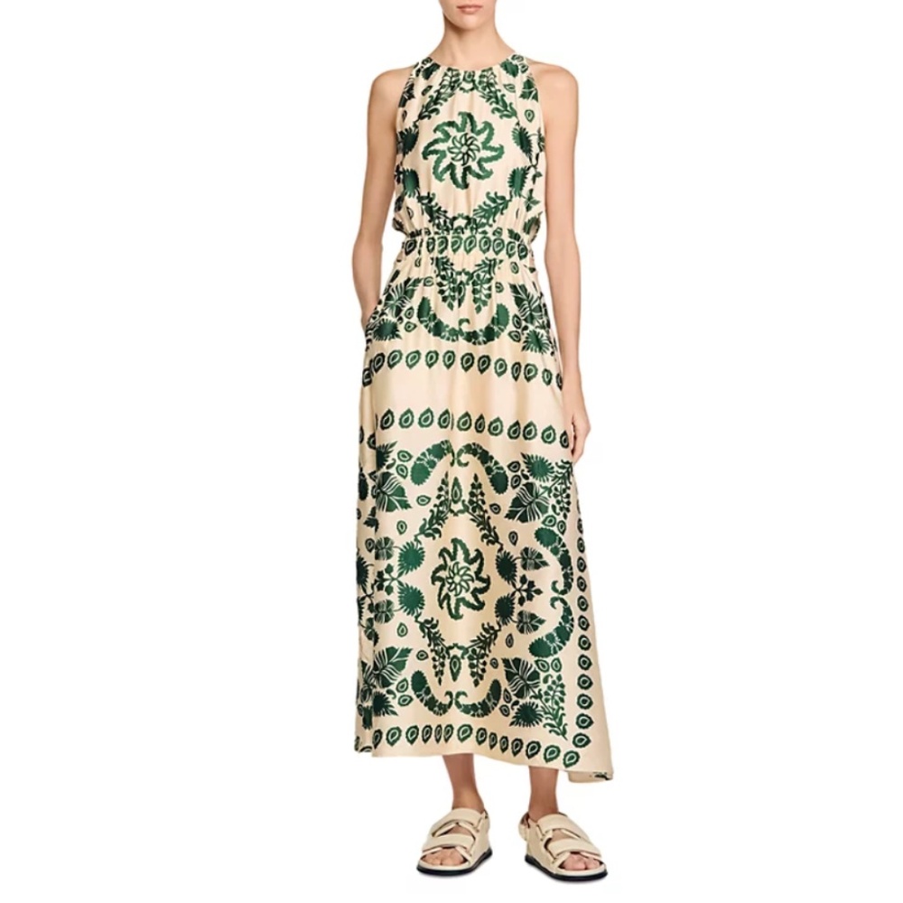 Hyeres Floral Cutout Maxi Dress